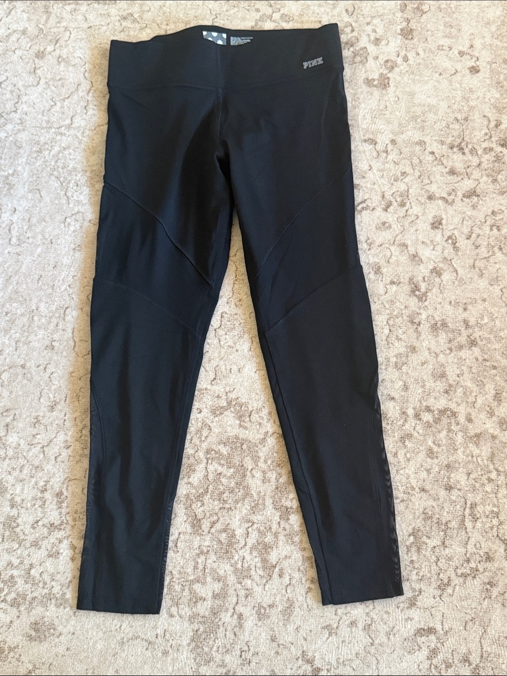 NWOT PINK Victoria's Secret Black Women’s High-Waist Performance Leggings